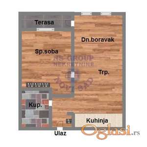 Trandžament, 2.0 dvosoban, 42 m²